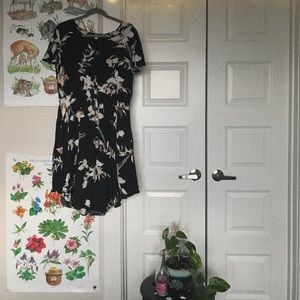 Black Floral Dress